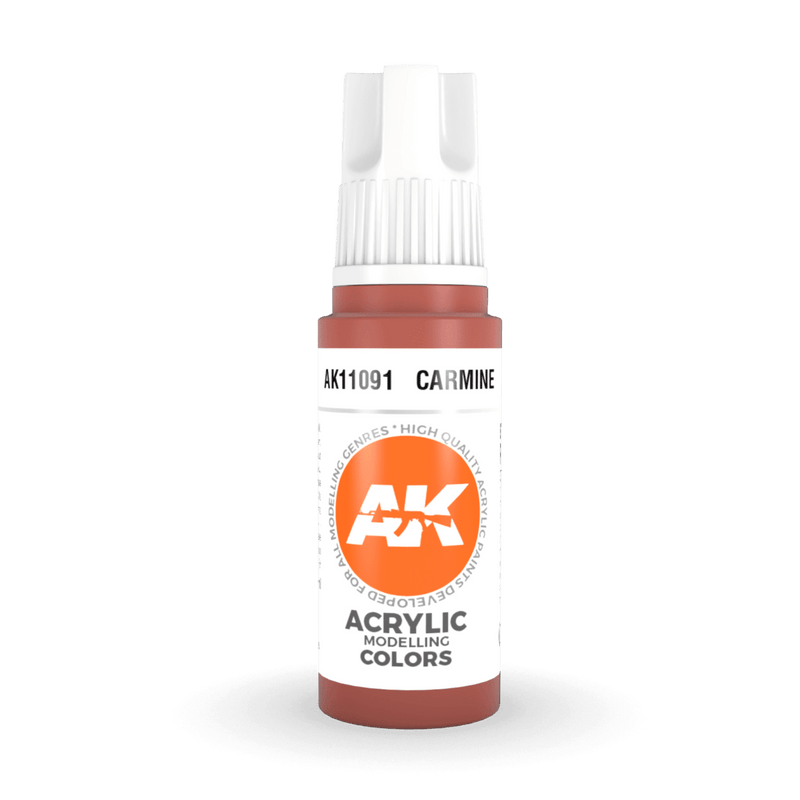 AK Interactive 3rd Gen Acrylic - Carmine 17ml AK11091
