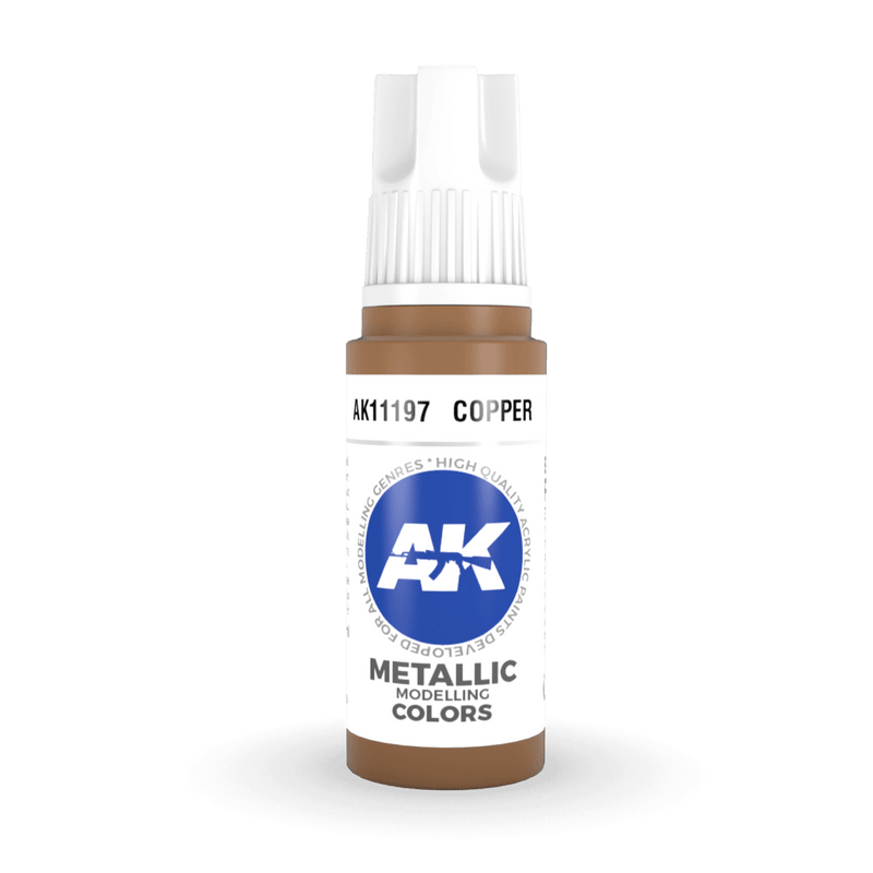 AK Interactive 3rd Gen Acrylic - Copper 17ml AK11197