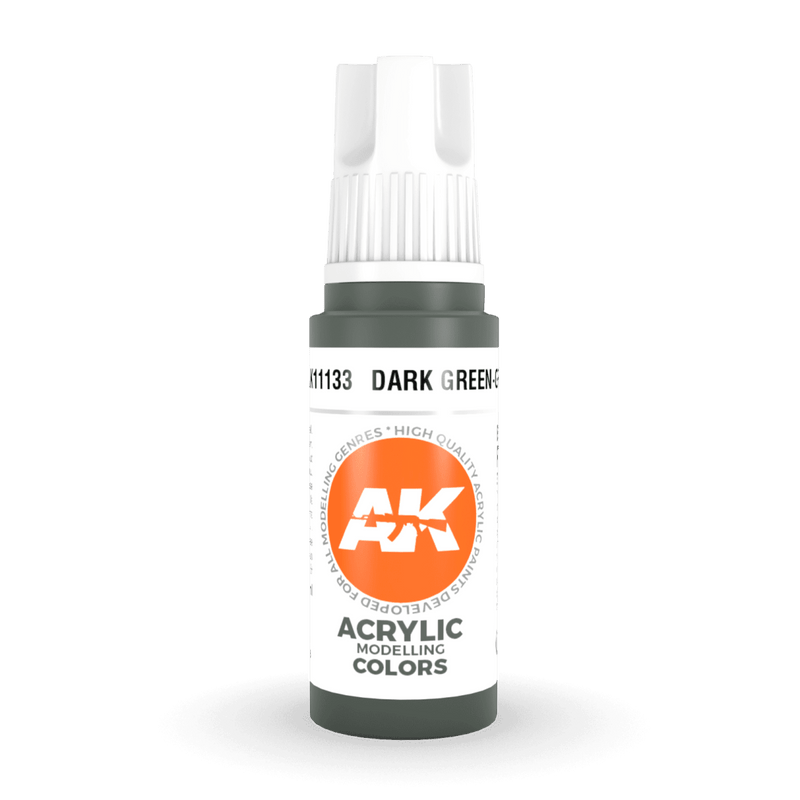 AK Interactive 3rd Gen Acrylic - Dark Green-Grey 17ml AK11133