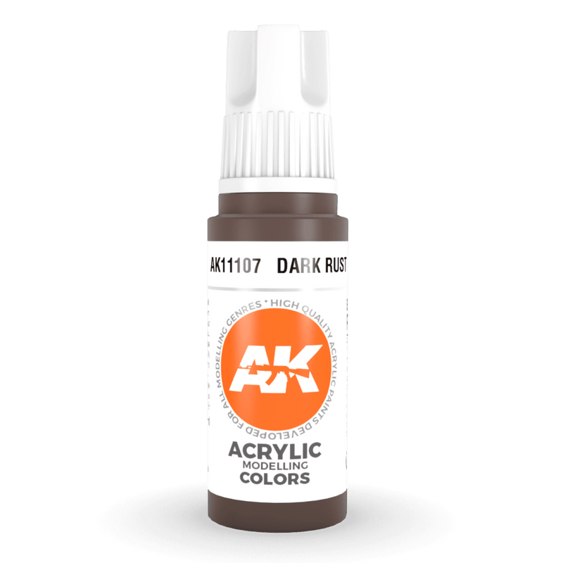AK Interactive 3rd Gen Acrylic - Dark Rust 17ml AK11107
