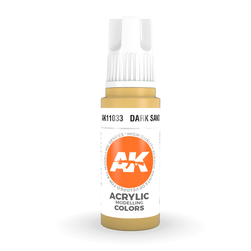 AK Interactive 3rd Gen Acrylic - Dark Sand 17ml AK11033