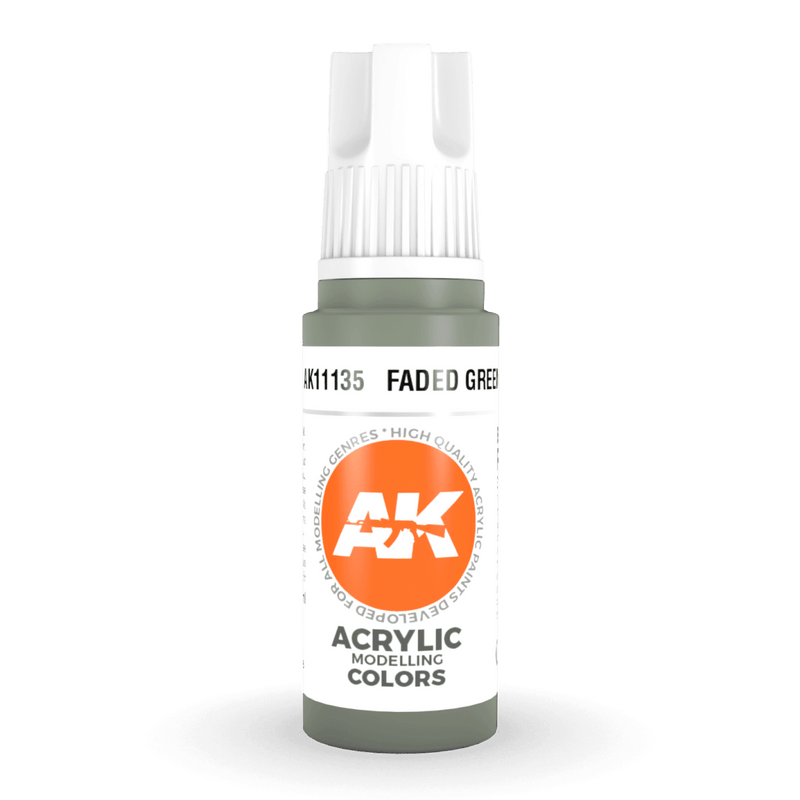 AK Interactive 3rd Gen Acrylic - Faded Green 17ml AK11135