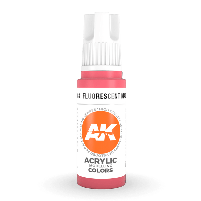 AK Interactive 3rd Gen Acrylic - Fluorescent Magenta 17ml AK11068