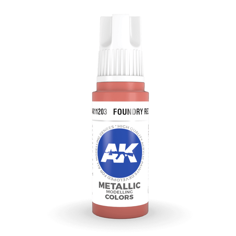 AK Interactive 3rd Gen Acrylic - Foundry Red 17ml AK11203