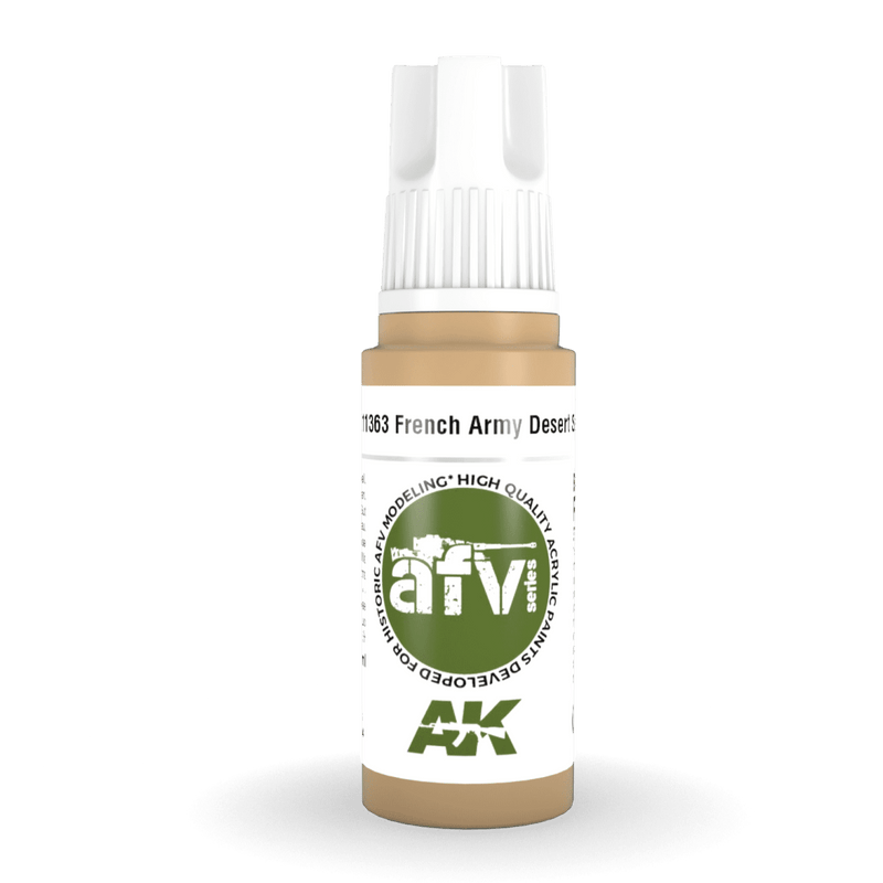 AK Interactive 3rd Gen Acrylic - French Army Desert Sand 17ml AK11363