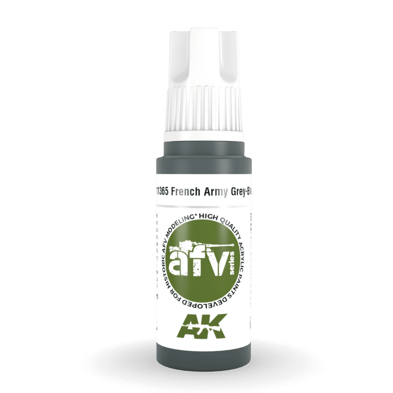 AK Interactive 3rd Gen Acrylic - French Army Grey-Blue 17ml AK11365