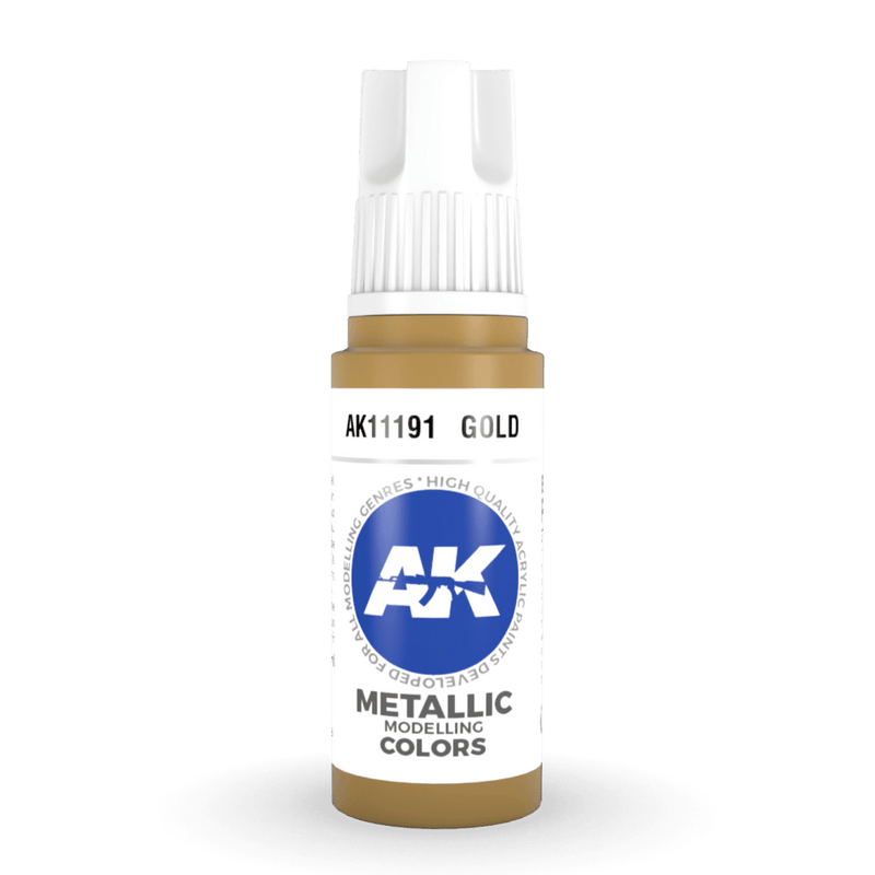 AK Interactive 3rd Gen Acrylic - Gold 17ml AK11191