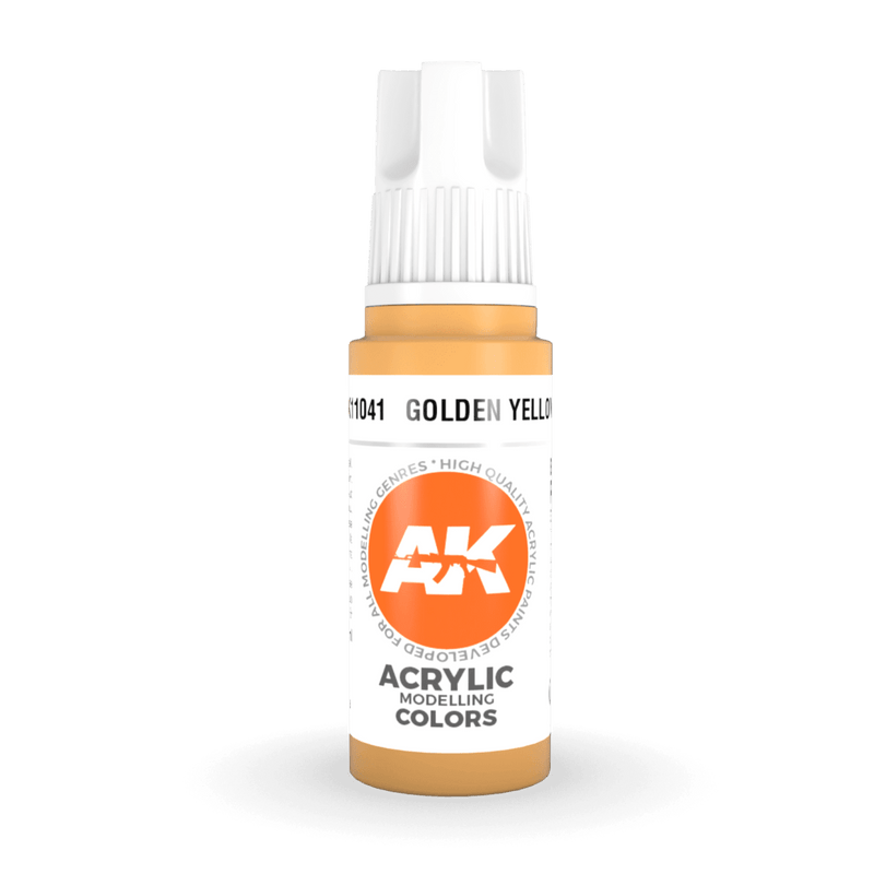 AK Interactive 3rd Gen Acrylic - Golden Yellow 17ml AK11041