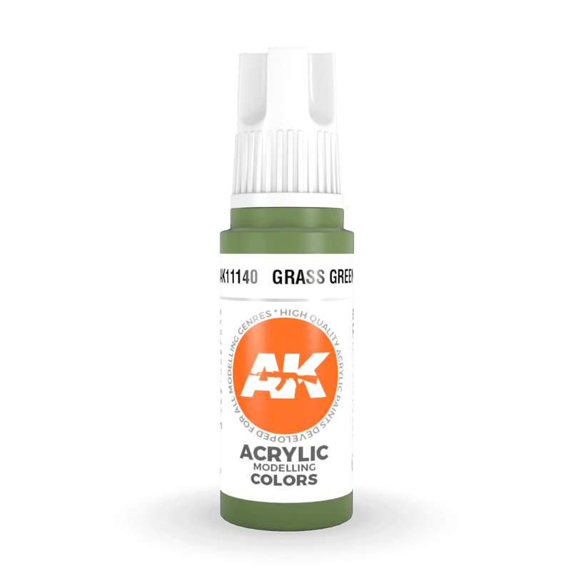 AK Interactive 3rd Gen Acrylic - Grass Green 17ml AK11140
