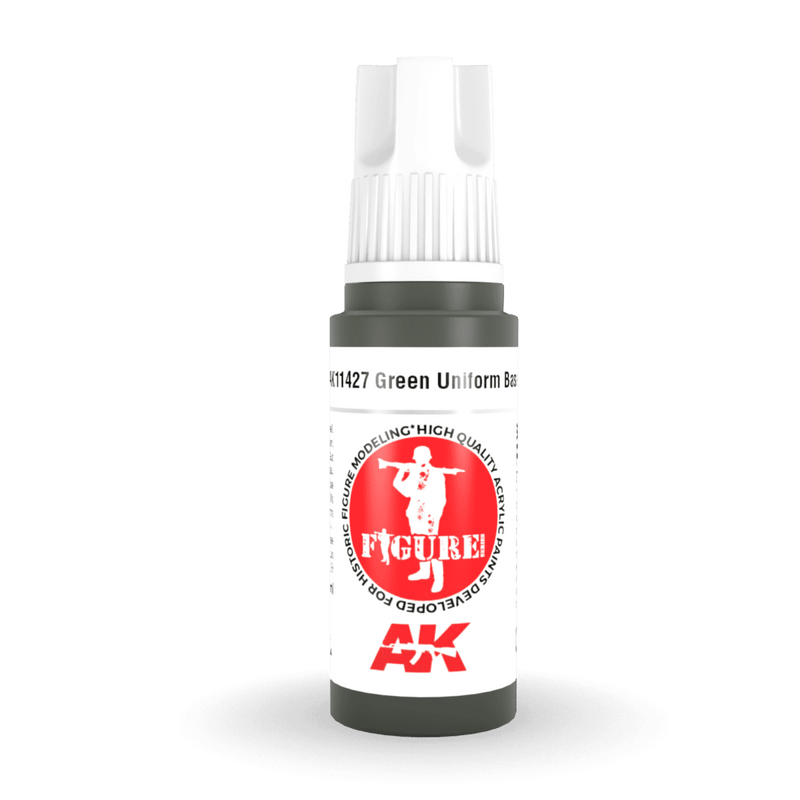 AK Interactive 3rd Gen Acrylic - Green Uniform Base 17ml AK11427