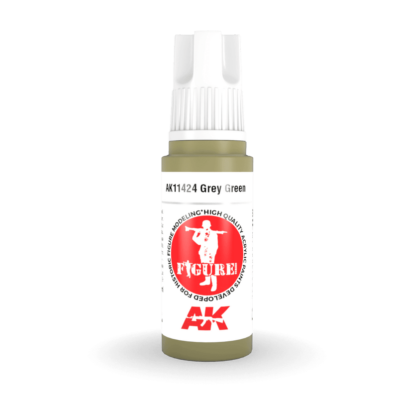AK Interactive 3rd Gen Acrylic - Grey Green 17ml AK11424