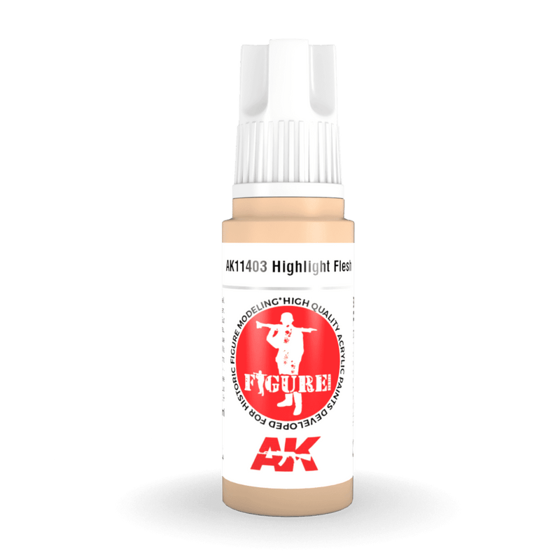 AK Interactive 3rd Gen Acrylic - Highlight Flesh 17ml AK11403