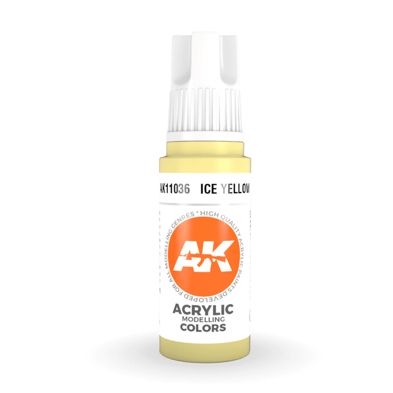 AK Interactive 3rd Gen Acrylic - Ice Yellow 17ml AK11036