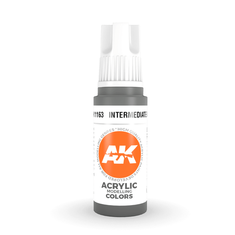 AK Interactive 3rd Gen Acrylic - Intermediate Blue 17ml AK11163