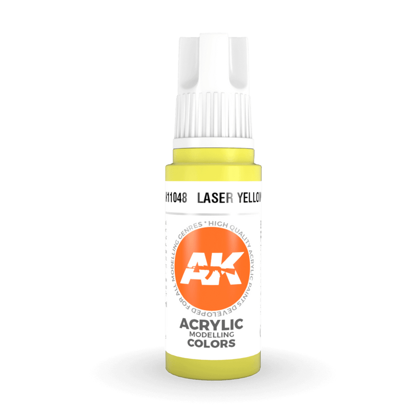 AK Interactive 3rd Gen Acrylic - Laser Yellow 17ml AK11048
