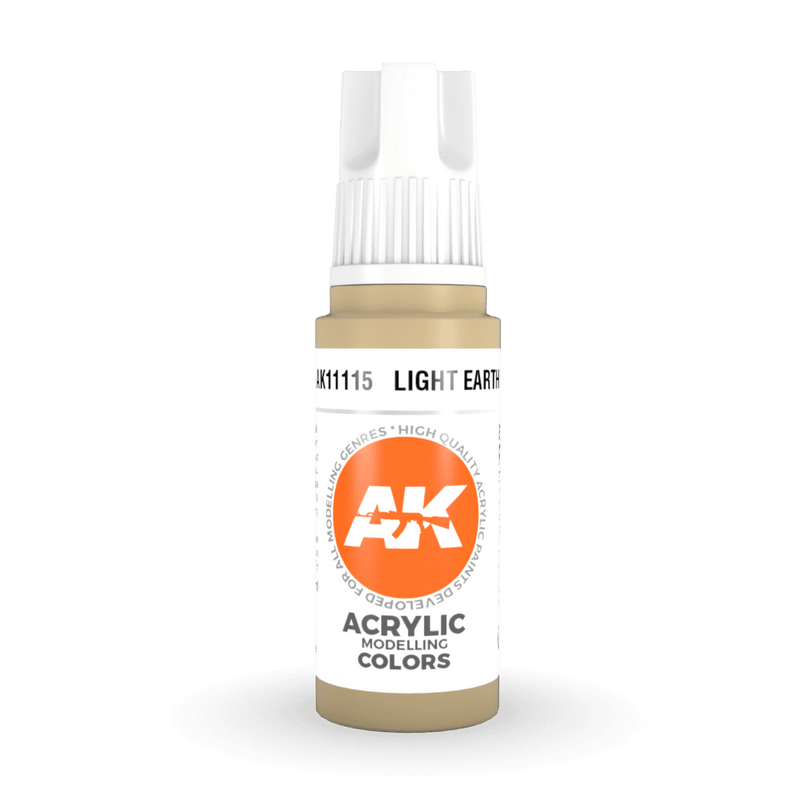 AK Interactive 3rd Gen Acrylic - Light Earth 17ml AK11115