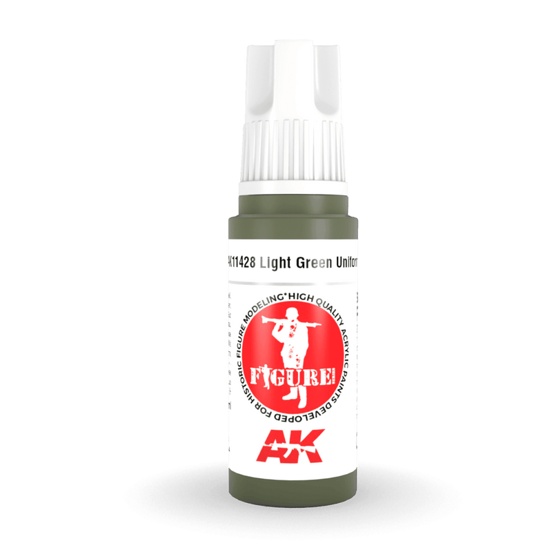 AK Interactive 3rd Gen Acrylic - Light Green Uniform 17ml AK11428