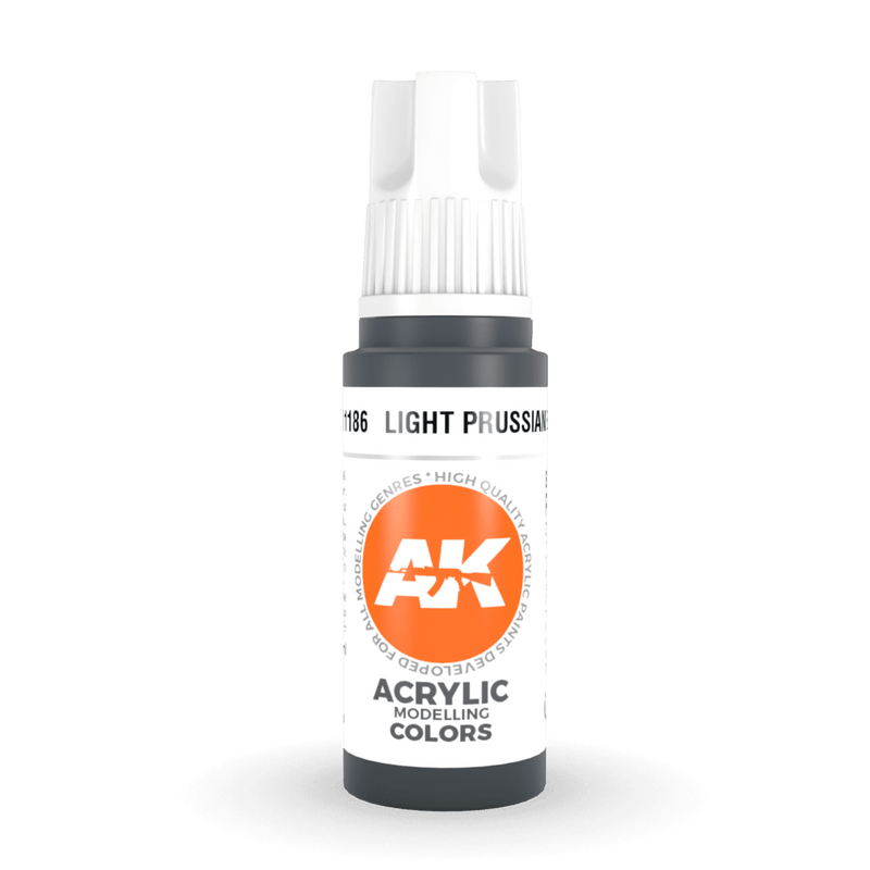 AK Interactive 3rd Gen Acrylic - Light Prussian Blue 17ml AK11186