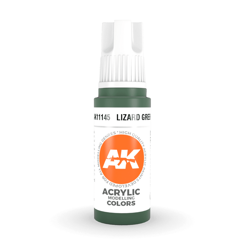 AK Interactive 3rd Gen Acrylic - Lizard Green 17ml AK11145