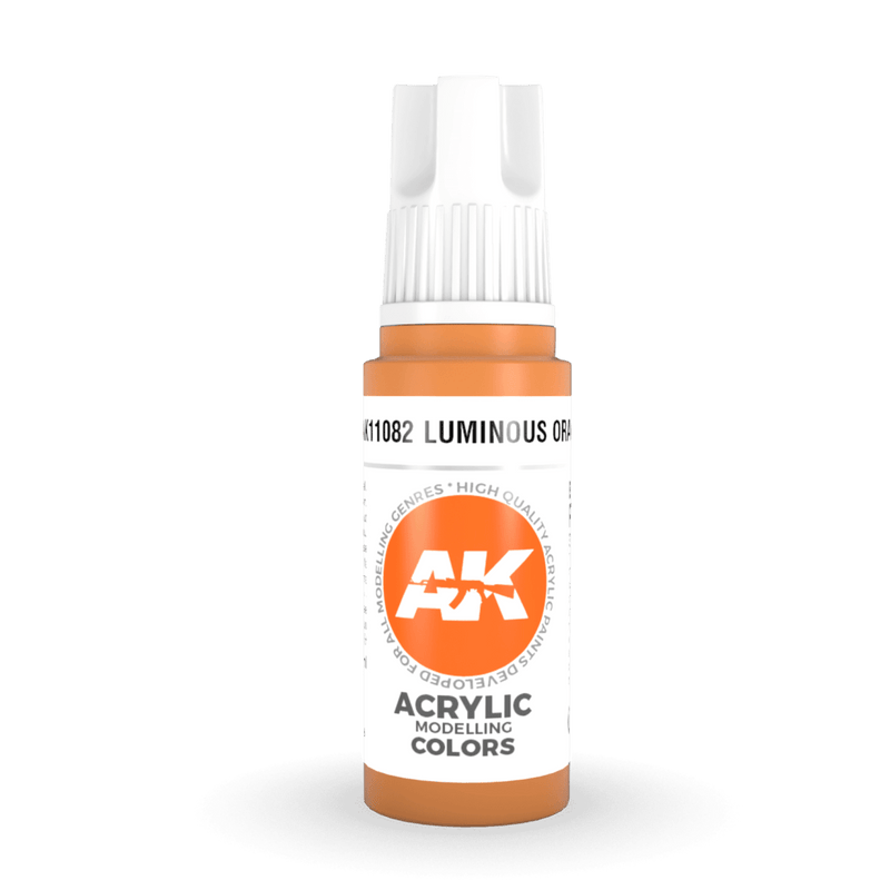 AK Interactive 3rd Gen Acrylic - Luminous Orange 17ml AK11082
