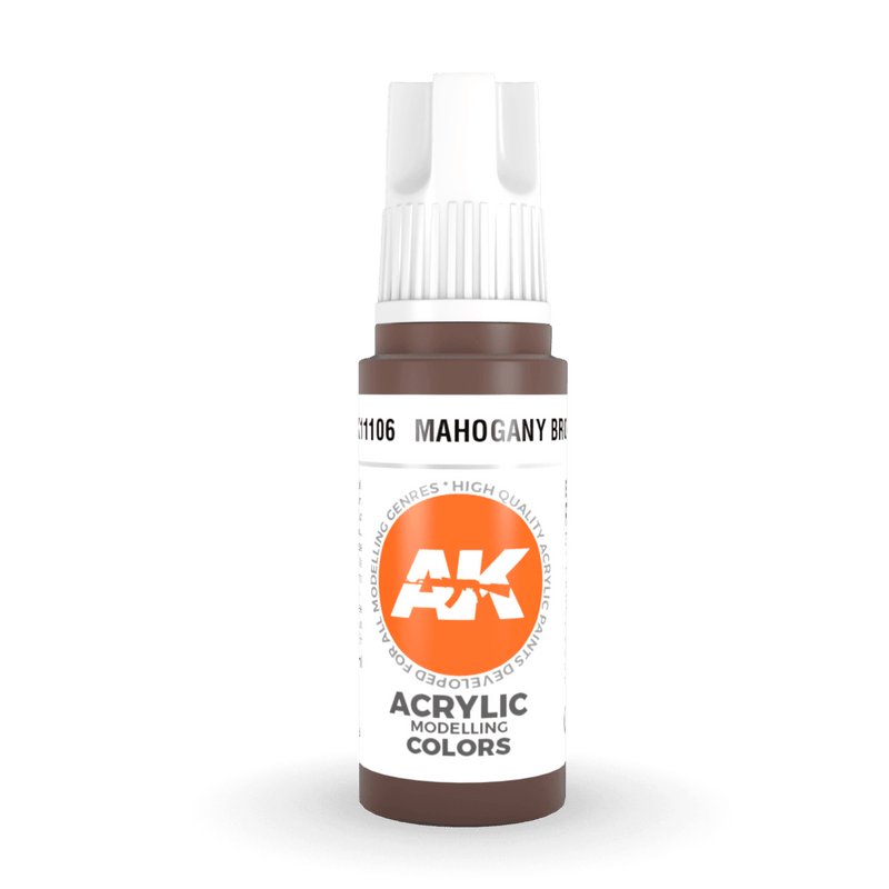 AK Interactive 3rd Gen Acrylic - Mahogany Brown 17ml AK11106