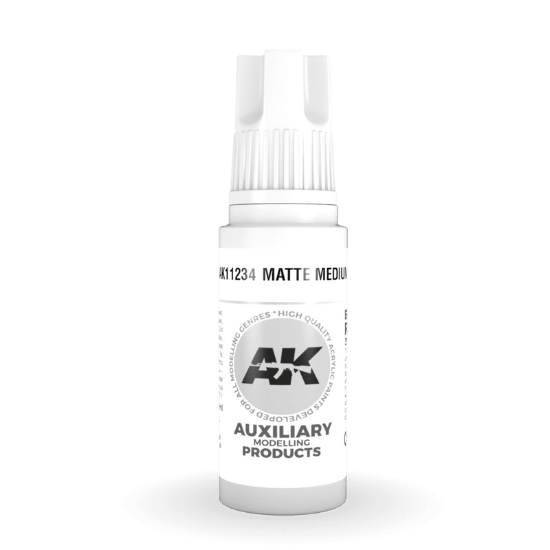 AK Interactive 3rd Gen Acrylic - Matte Medium 17ml AK11234