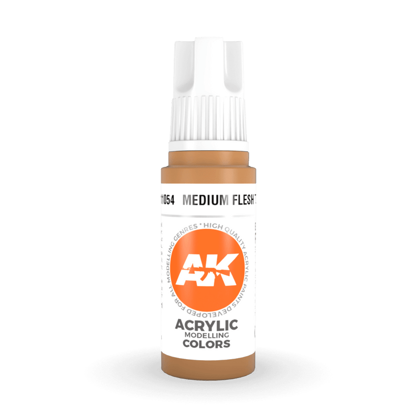 AK Interactive 3rd Gen Acrylic - Medium Flesh Tone 17ml AK11054