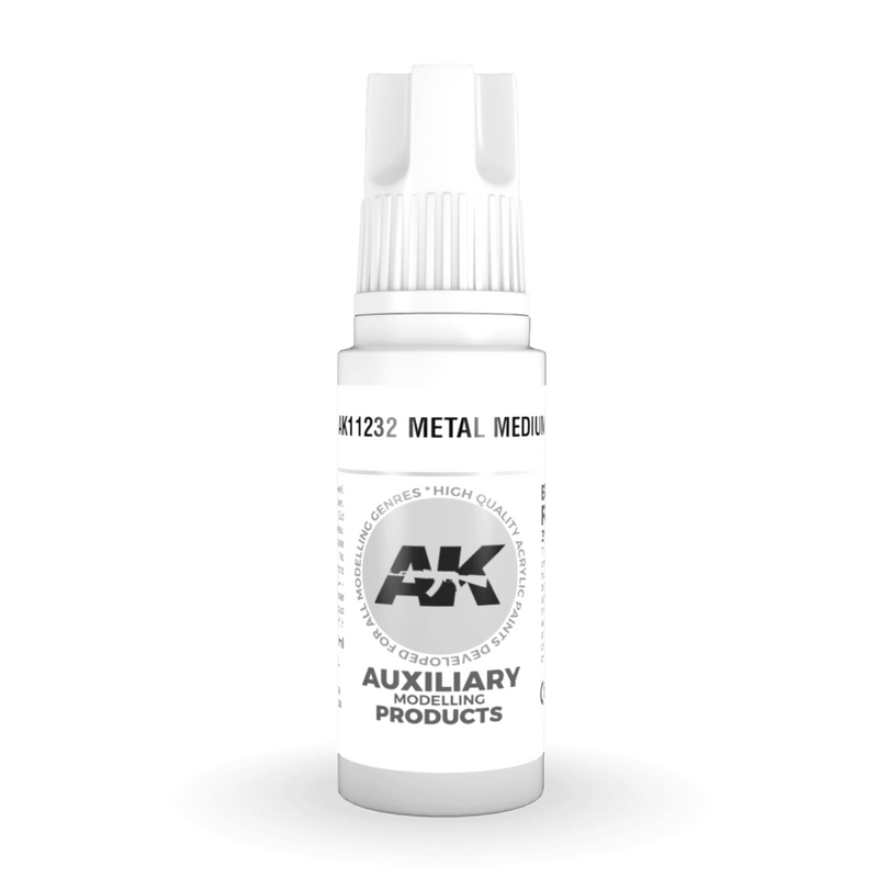 AK Interactive 3rd Gen Acrylic - Metal Medium 17ml AK11232
