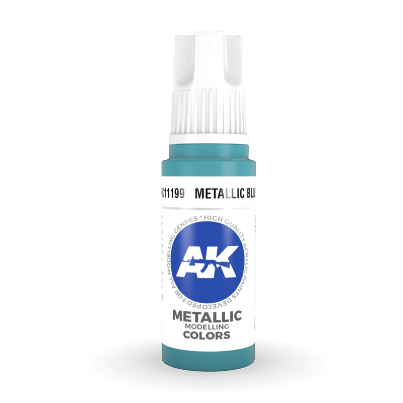 AK Interactive 3rd Gen Acrylic - Metallic Blue 17ml AK11199
