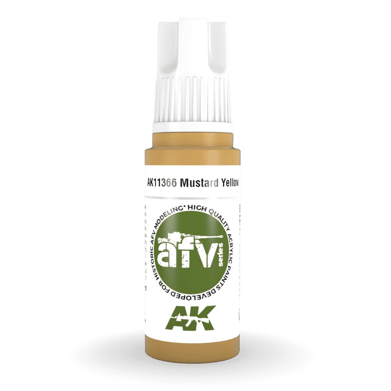AK Interactive 3rd Gen Acrylic - Mustard Yellow 17ml AK11366
