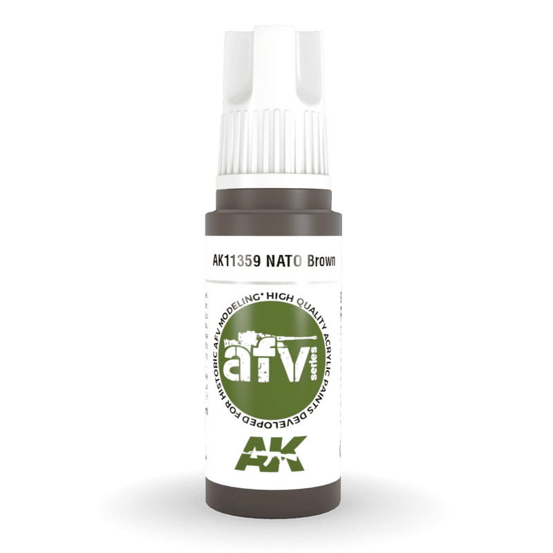 AK Interactive 3rd Gen Acrylic - NATO Brown 17ml AK11359