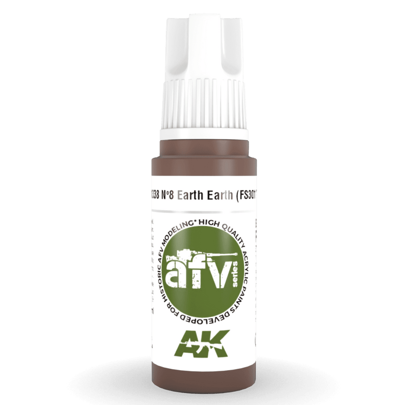 AK Interactive 3rd Gen Acrylic - Nº8 Earth Red (FS30117) 17ml (AK11338)