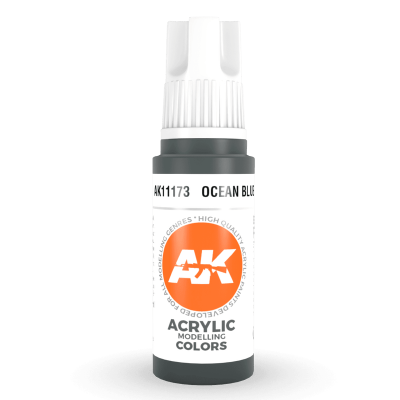 AK Interactive 3rd Gen Acrylic - Ocean Blue 17ml AK11173