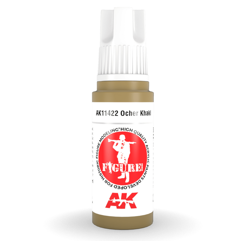 AK Interactive 3rd Gen Acrylic - Ocher Khaki 17ml AK11422