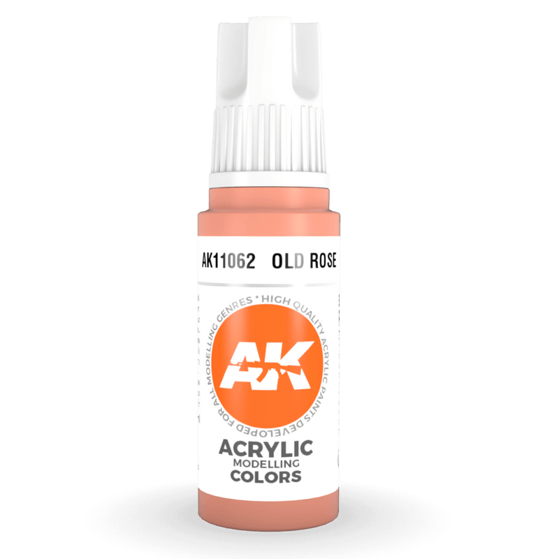 AK Interactive 3rd Gen Acrylic - Old Rose 17ml AK11062