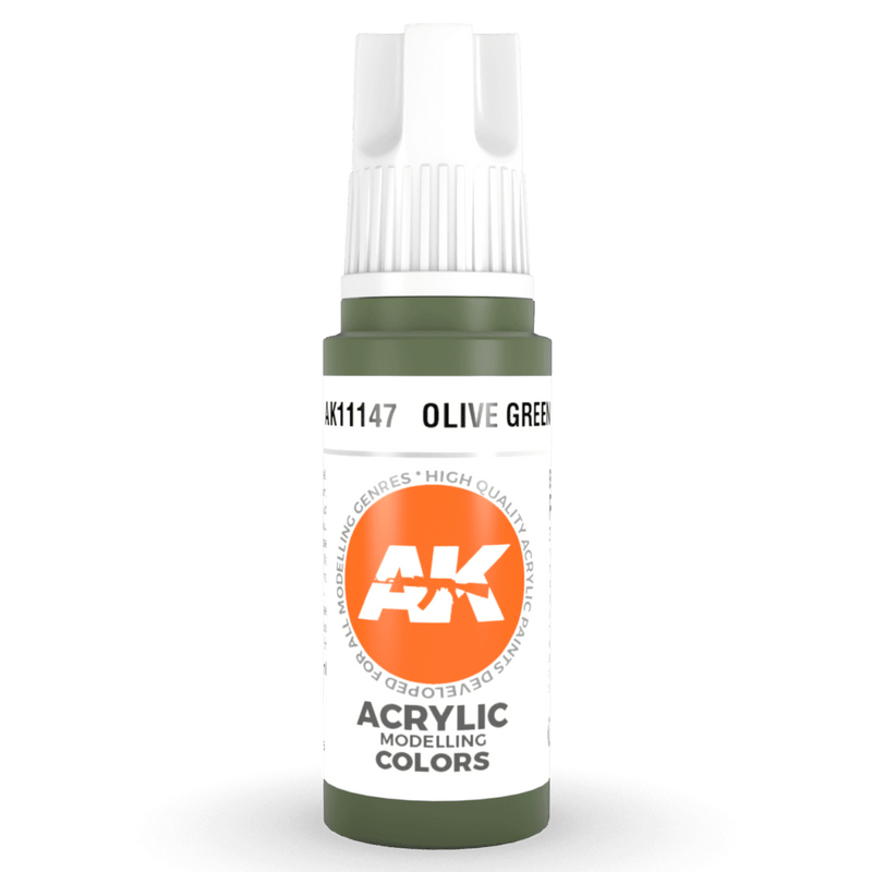 AK Interactive 3rd Gen Acrylic - Olive Green 17ml (AK11147)