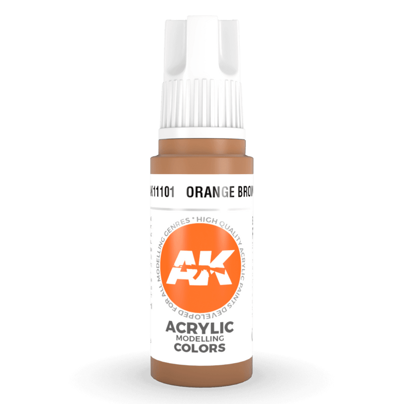 AK Interactive 3rd Gen Acrylic - Orange Brown 17ml AK11101