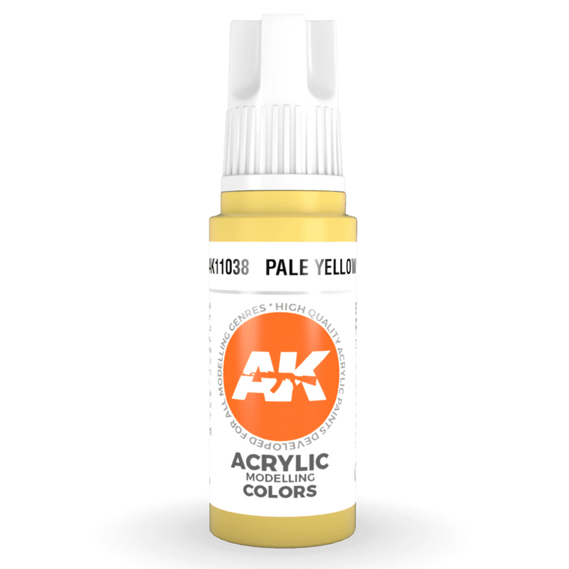 AK Interactive 3rd Gen Acrylic - Pale Yellow 17ml AK11038