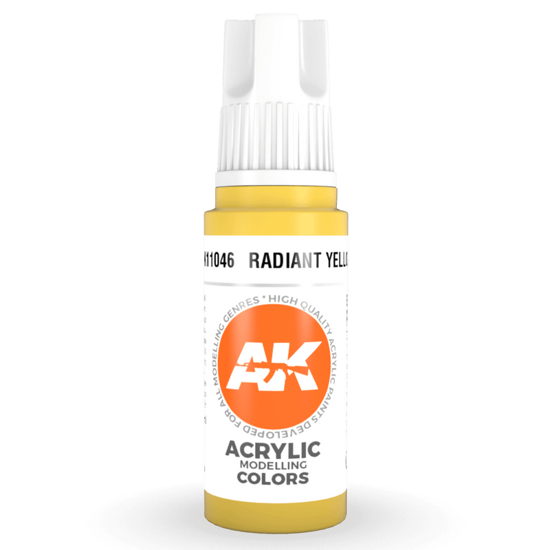 AK Interactive 3rd Gen Acrylic - Radiant Yellow 17ml AK11046