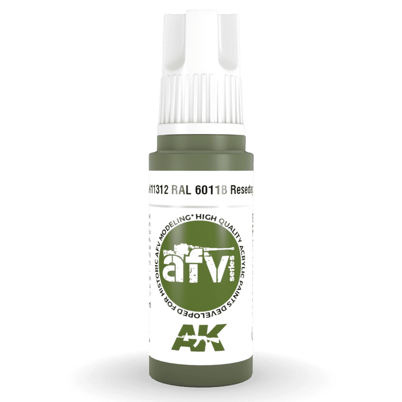 AK Interactive 3rd Gen Acrylic - RAL 6011B ResedagrÃ¼n 17ml AK11312