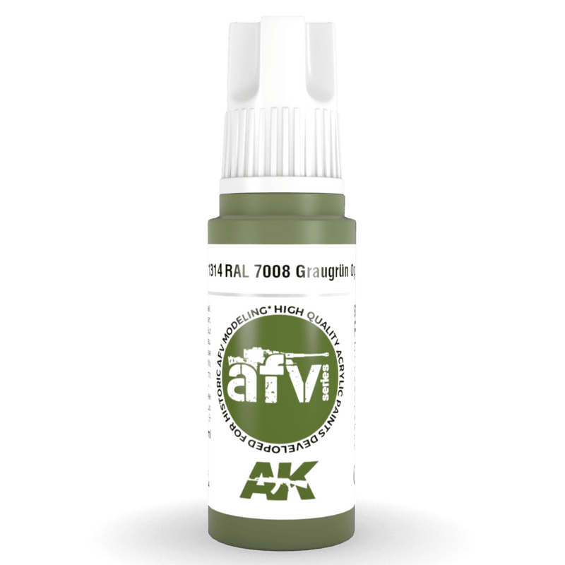 AK Interactive 3rd Gen Acrylic - RAL 7008 GraugrÃ¼n Opt 2 17ml AK11314