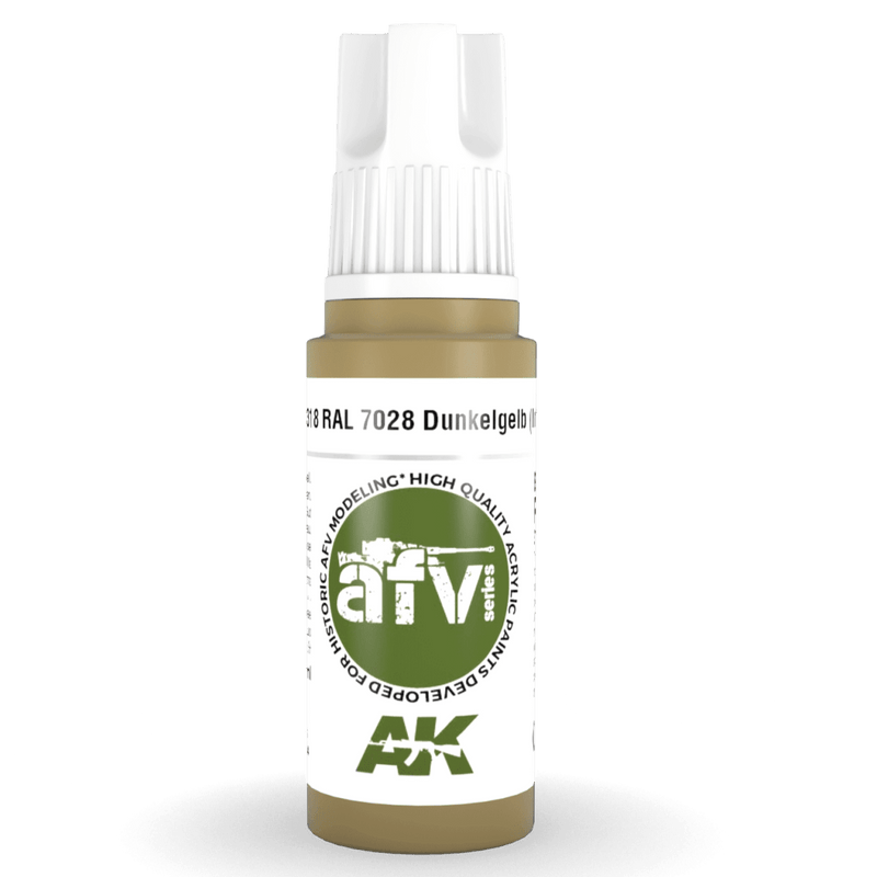 AK Interactive 3rd Gen Acrylic - RAL 7028 Dunkelgelb (Initial) 17ml AK11318