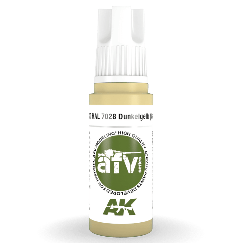 AK Interactive 3rd Gen Acrylic - RAL 7028 Dunkelgelb (Variant) 17ml AK11320