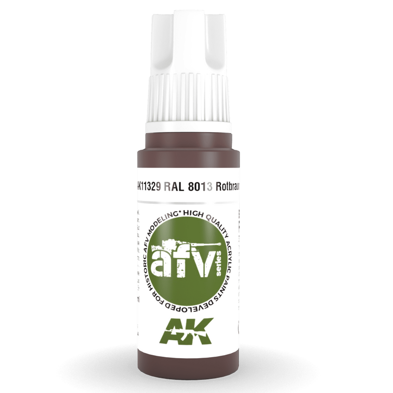 AK Interactive 3rd Gen Acrylic - RAL 8013 Rotbraun 17ml AK11329