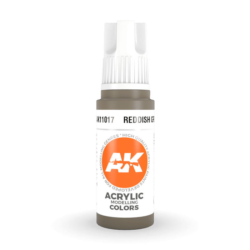 AK Interactive 3rd Gen Acrylic - Reddish Grey â€“ Standard 17ml AK11017