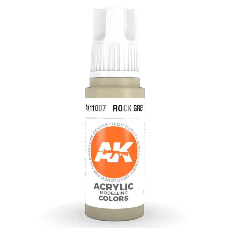AK Interactive 3rd Gen Acrylic - Rock Grey 17ml AK11007