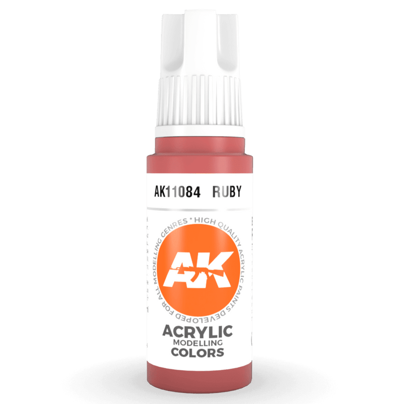 AK Interactive 3rd Gen Acrylic - Ruby 17ml AK11084