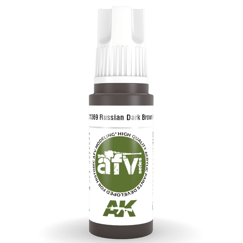 AK Interactive 3rd Gen Acrylic - Russian Dark Brown 6K 17ml AK11369