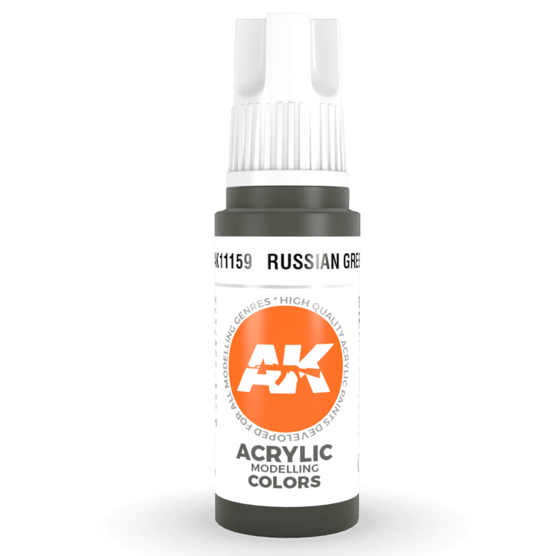 AK Interactive 3rd Gen Acrylic - Russian Green 17ml AK11159