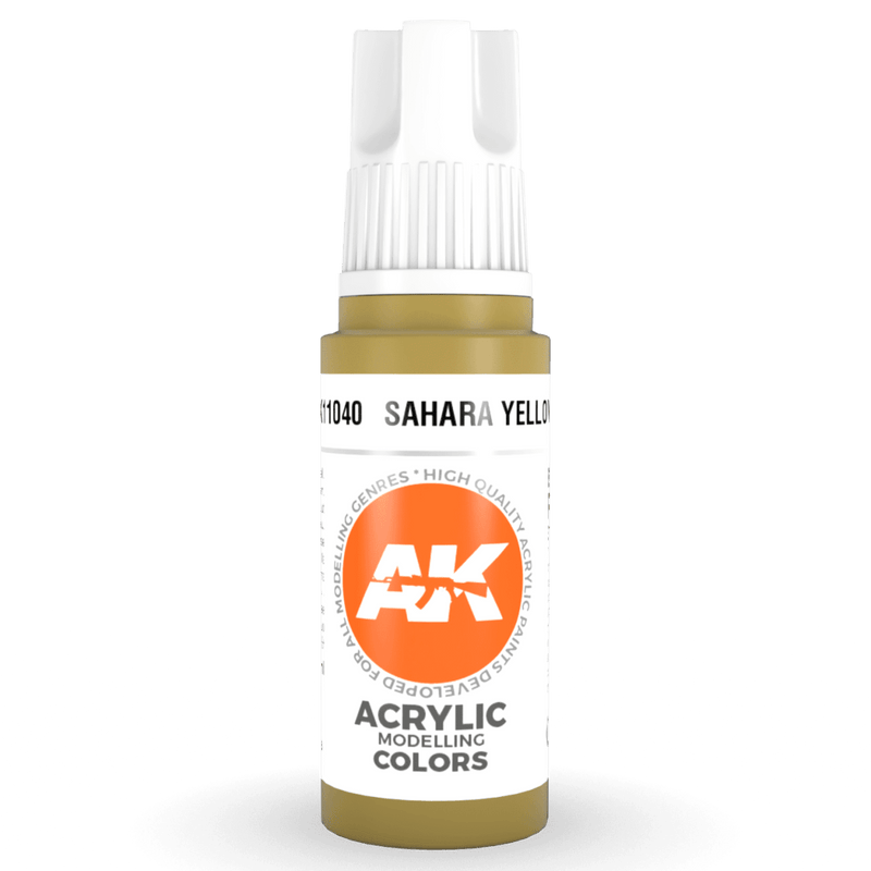 AK Interactive 3rd Gen Acrylic - Sahara Yellow 17ml AK11040